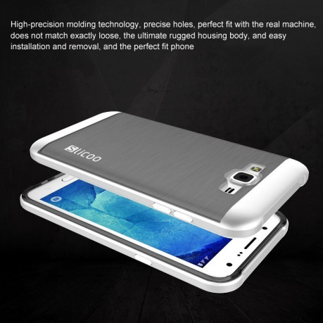 Противоударный Чехол Slicoo Symphony - Plating Series White для Samsung Galaxy J7