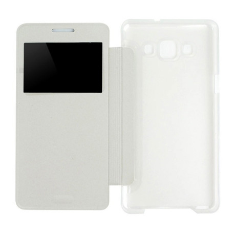 Белый Чехол Книжка для Samsung Galaxy A3