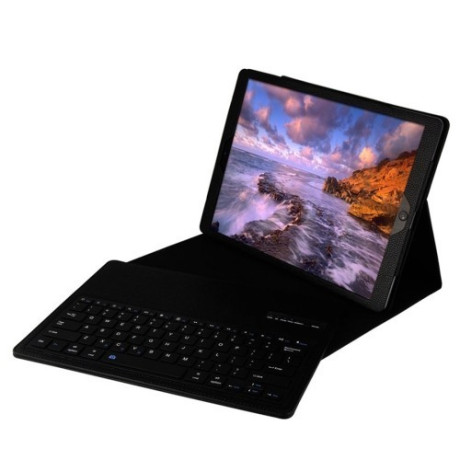 Кожаный Черный Чехол с Bluetooth клавиатурой для iPad Pro 12.9