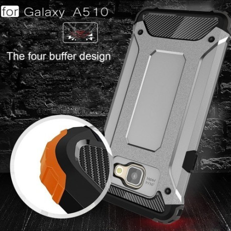 Противоударный Чехол Rugged Armor Grey для Samsung Galaxy A5 (2016) / A510
