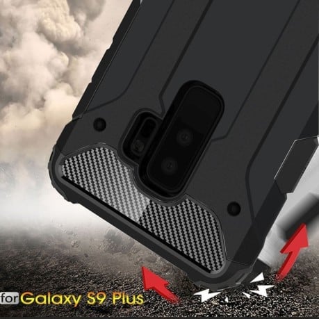 Противоударный чехол  Rugged Armor на Samsung Galaxy S9+/G965 черный
