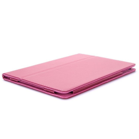 Кожаный чехол Lichee Full Body для iPad 9.7 2017/2018/Air/Air 2 розовый