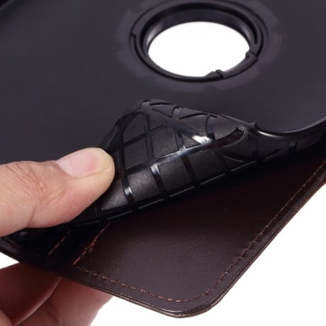 Кожаный чехол 360 Rotatable на iPad Air 2 -красный