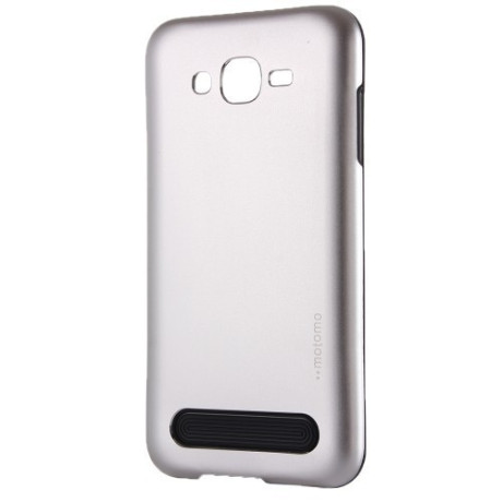 Противоударный Металлический Чехол Motomo Armor Metal Silver для Samsung Galaxy A5 / A500