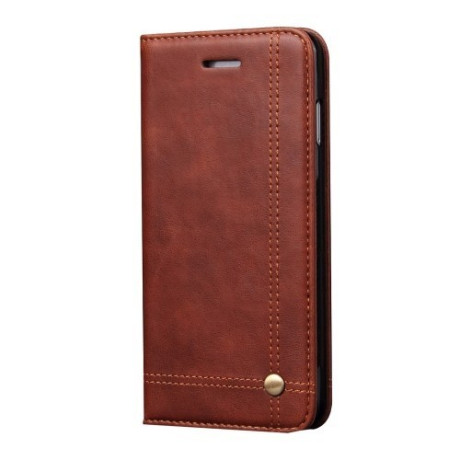 Кожаный Чехол Книжка Retro Texture Wallet Кофейно-коричневый для iPhone 6/ 6S