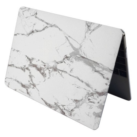 Мраморный Чехол Marble Water Decals White для Macbook 12