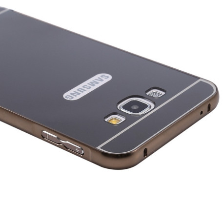 Металлический Бампер и Акриловая накладка Push-pull Style Series Black для Samsung Galaxy A3