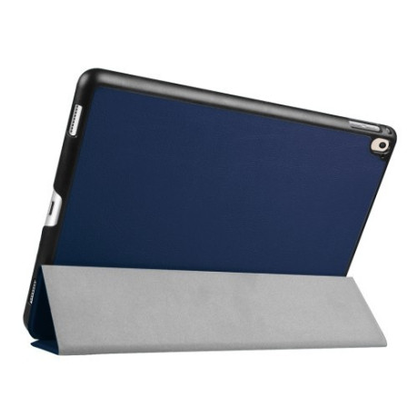 Чехол Custer Texture Three-folding Sleep / Wake-up черно-синий для iPad Pro 9.7