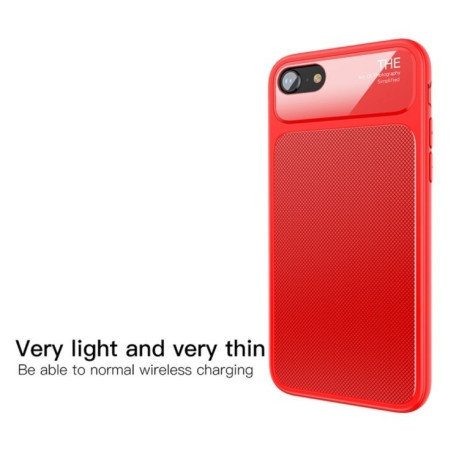 Чехол Knight Case Baseus  на iPhone SE 3/2 2022/2020/8/7 Hombic Texture  Red
