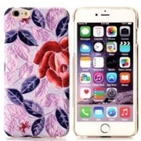 Пластиковый Чехол Cloth Texture Purple для iPhone 6, 6S
