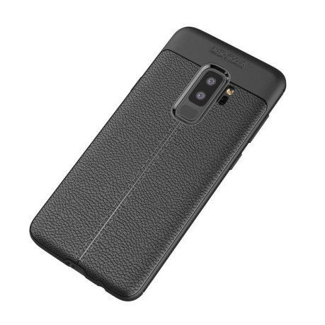 Чехол на Samsung Galaxy S9+/G965 Litchi Texture Anti-skip черный