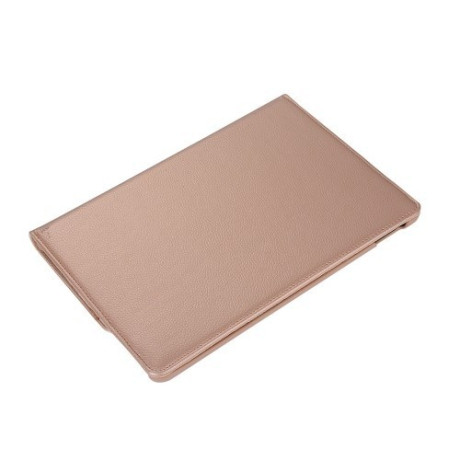 Кожаный Чехол Litchi Texture 360 Degree золотой для iPad  Air 2019/Pro 10.5