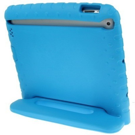 Противоударный чехол EVA Drop Resistance с ручкой синий на iPad 4/ 3/ 2