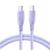 Кабель JOYROOM SA34-CC3 60W USB-C/Type-C to USB-C/Type-C Fast Charge Data Cable, Length: 1m - фиолетовый