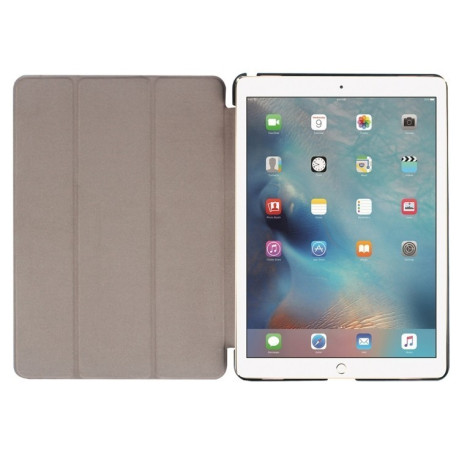 Чехол Custer Texture Three-folding Sleep / Wake-up коричневый для iPad Pro 9.7
