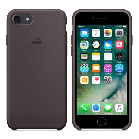 Силиконовый чехол Silicone Case Cocoa для iPhone 6/6S