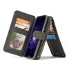 Кожаный чехол-кошелек CaseMe с отделением для кредитных карт на Samsung Galaxy S8 / G950- черный