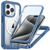 Противоударный чехол Life Waterproof MagSafe Magnetic Rugged для iPhone 15 Pro - синий