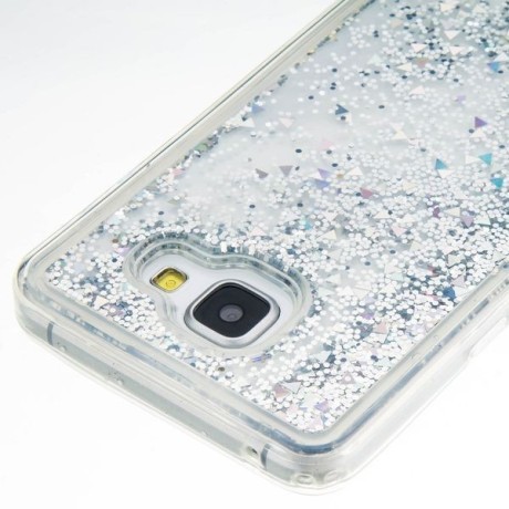 Блестящий TPU Чехол Bling Glitter Powder Liquid Sliver для Samsung Galaxy A3 ( 2016 ) / A310