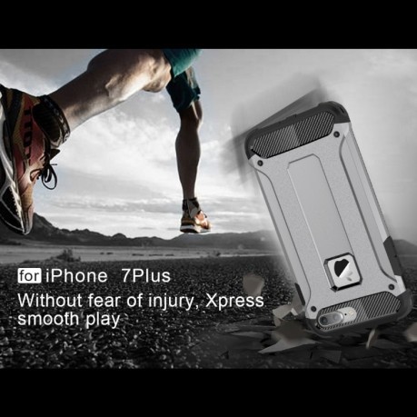 Противоударный Чехол Rugged Armor Grey для iPhone 8 Plus/7 Plus