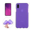 Чехол на iPhone X/Xs Solid Color Frosted фиолетовый