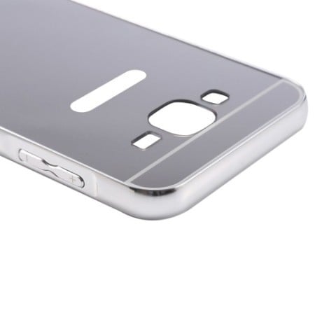 Металлический Бампер и Акриловая накладка Push-pull Style Silver Samsung Galaxy J5 (2016) / J510