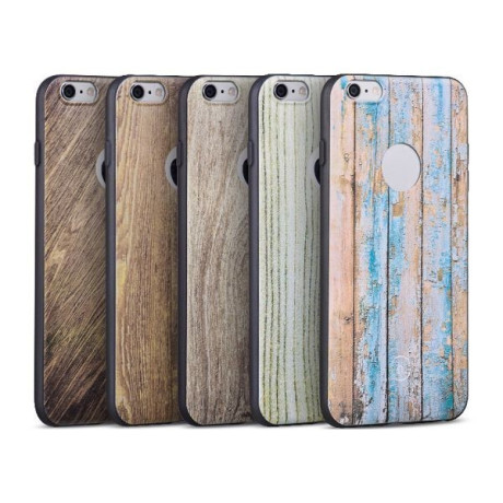 Чехол Hoc Element Series Wood Birch Grain TPU для iPhone 6S Plus, 6 Plus