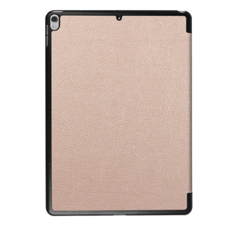 Чехол Custer Texture Sleep / Wake-up розовое золото для iPad  Air 2019/Pro 10.5