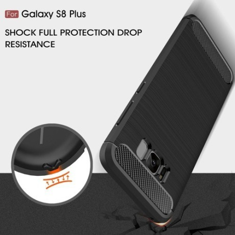 Противоударный чехол Rugged Armor Fiber  для Samsung Galaxy S8 + / G9550- темно-синий