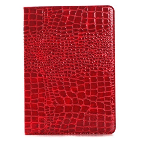 Кожаный Чехол Crocodile Texture красный для iPad Air 2