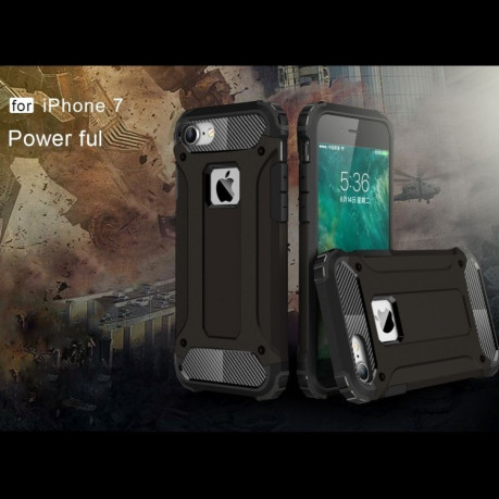 Противоударный Чехол Rugged Armor Black для iPhone 7/8 черный