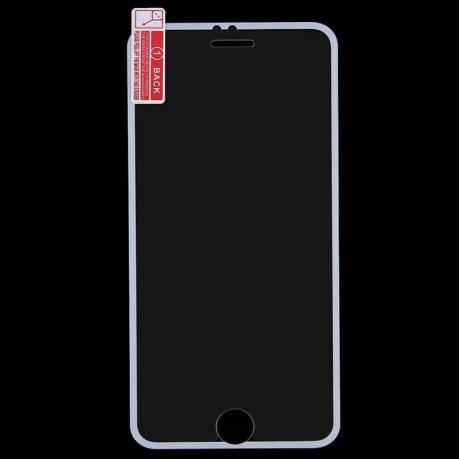 3D защитное стекло на iPhone SE 3/2 2022/2020/8/7   9H Surface Hardness Explosion-proof Silk-screen Tempered Glass Full Screen Film with Colored Sides(белое)