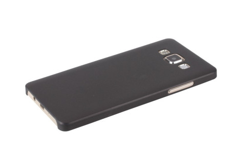 Ультратонкий Прозрачный Черный Матовый Чехол 0.3 мм для Samsung Galaxy A5