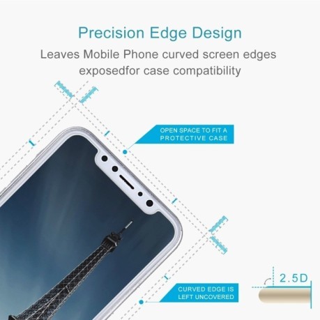 Защитное стекло 2.5D на  iPhone 11 Pro/X/Xs 0.26mm 9H Surface Hardness