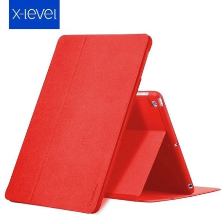 Кожаный Чехол Pipilu X-Level Fibcolor Series красный для iPad Air 2