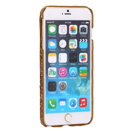Пластиковый Чехол Multi Color Glitter Powder Gold для iPhone 6, 6S