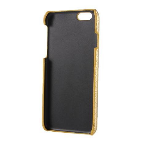 Пластиковый Чехол Snakeskin Texture Gold для iPhone 6, 6s