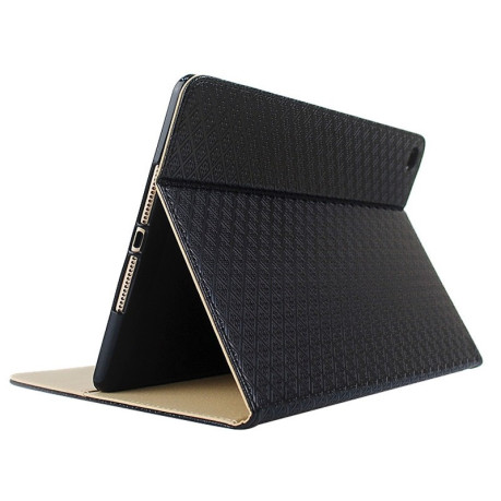 Кожаный Чехол Plaid Texture TPU черный для iPad Air 2
