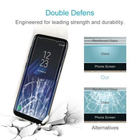 Защитное Стекло на экран 0.26mm 9H 2.5D для Samsung Galaxy S8 / G9500