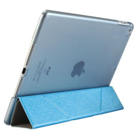 Чехол Silk Texture Origami на iPad 9.7 (2018/2017) синий