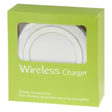 Беспроводная Зарядная станция A1 Qi Standard Charging Pad White для Samsung/ iPhone