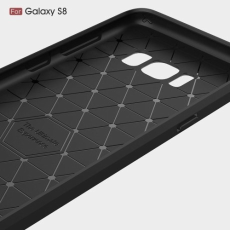 Противоударный чехол Rugged Armor Fiber для Samsung Galaxy S8 / G950-серый