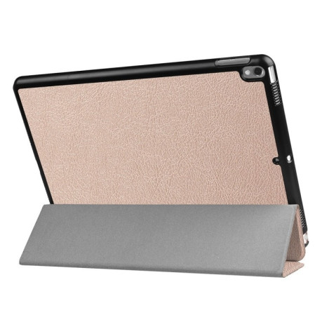 Чехол Custer Texture Sleep / Wake-up розовое золото для iPad  Air 2019/Pro 10.5