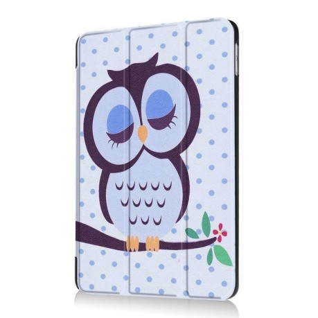 Чехол- книжка Colored Painting Foldable Tri-Fold на  iPad 9.7 (2017/2018) - Owl