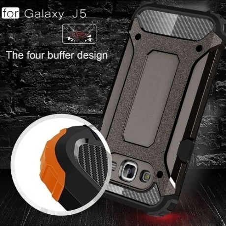 Противоударный Чехол Rugged Armor Black для Samsung Galaxy J5 / J500