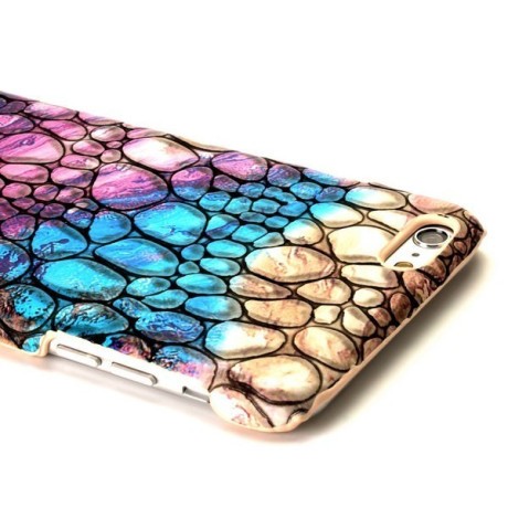 Пластиковый Чехол Coloured Drawing Blue and Purple Cocclestone для iPhone 6, 6S