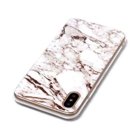 Чехол на iPhone X/Xs White Marble Pattern белый мрамор