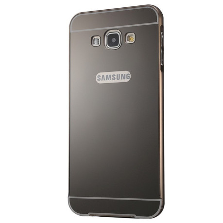 Металлический Бампер и Акриловая накладка Push-pull Style Series Black для Samsung Galaxy A3