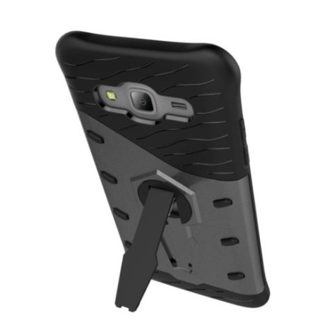 Противоударный Чехол с подставкой 360 Tough Armor Black для Samsung Galaxy J5/ J500