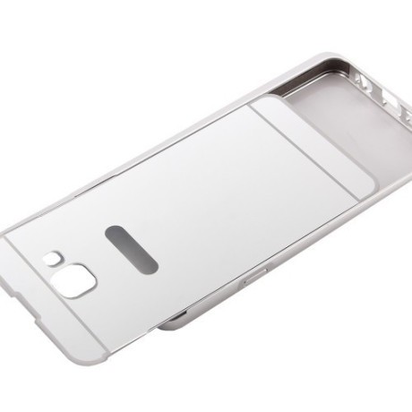 Металлический Бампер и Акриловая накладка Push-pull Style Series Silver для Samsung Galaxy A3(2016) / A310